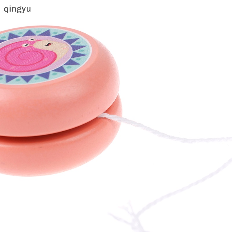 Đồ Chơi Yoyo Bằng Gỗ In Họa Tiết Động Vật Dễ Thương Cho Bé