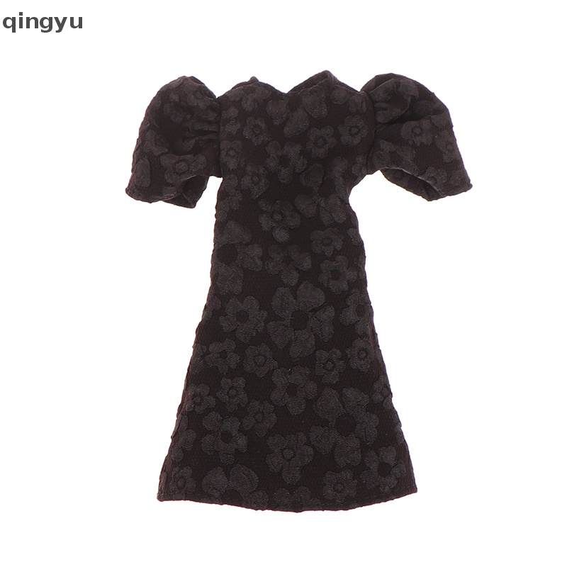 Đầm Dài Tay Phồng In Họa Tiết Xinh Xắn Dành Cho Búp Bê 28-30cm 1 / 6