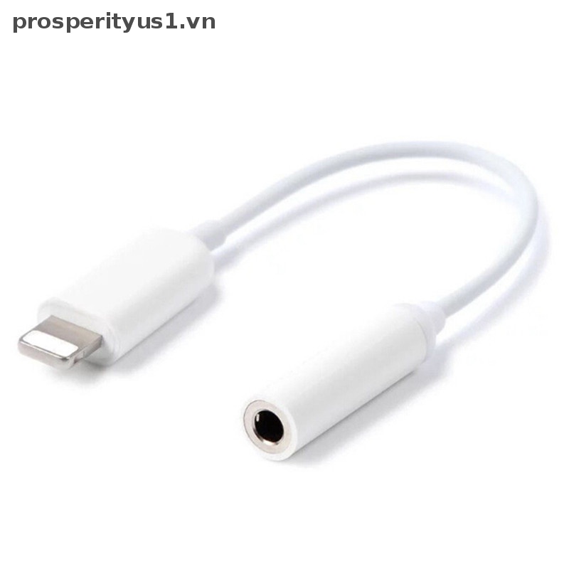 Giắc Chuyển Đổi Âm Thanh Tai Nghe 3.5mm prosperityus1 Cho iPhone