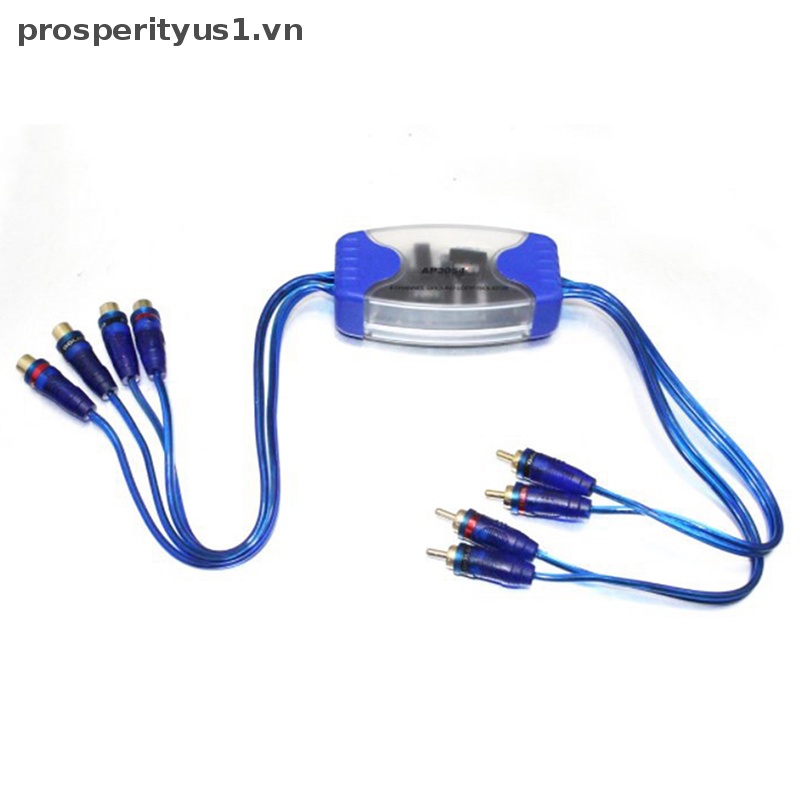 Bộ Lọc Âm Thanh Vòng Lặp RCA 4 Kênh prosperityus1 50W Cho Xe Hơi