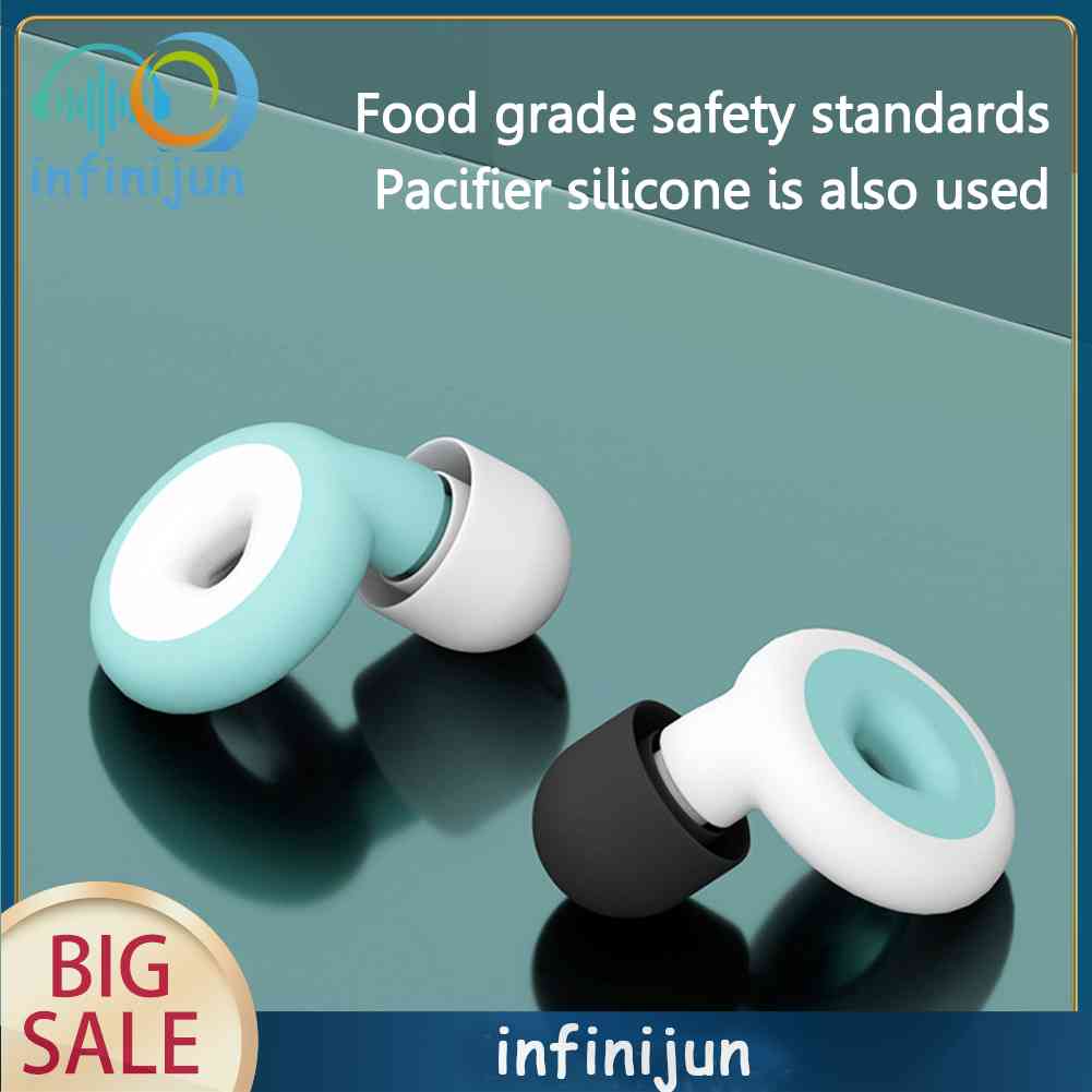 Nút Bịt Tai Bằng Silicone Cách Âm Chống Ồn Tiện Dụng