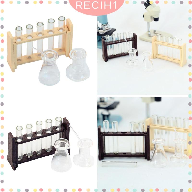 Ống Nghiệm Kiểm Tra Kính Trong Suốt Cho Nhà Búp Bê Tỉ Lệ 1 / 12