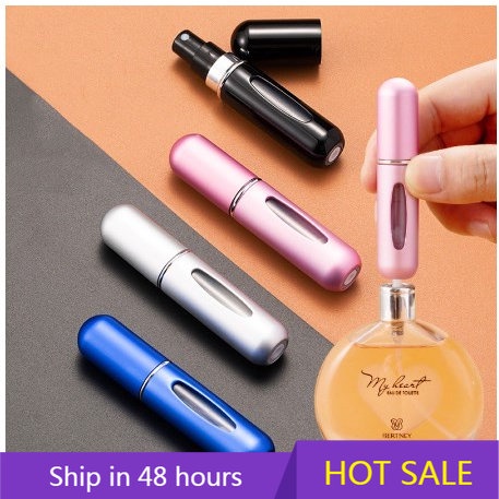 Chai Chiết Nước Hoa Mini 5ml Bằng Nhôm Có Thể Đổ Đầy Tiện Lợi lọ chiết nước hoa chiết nước hoa chai chiết nước hoa tự động