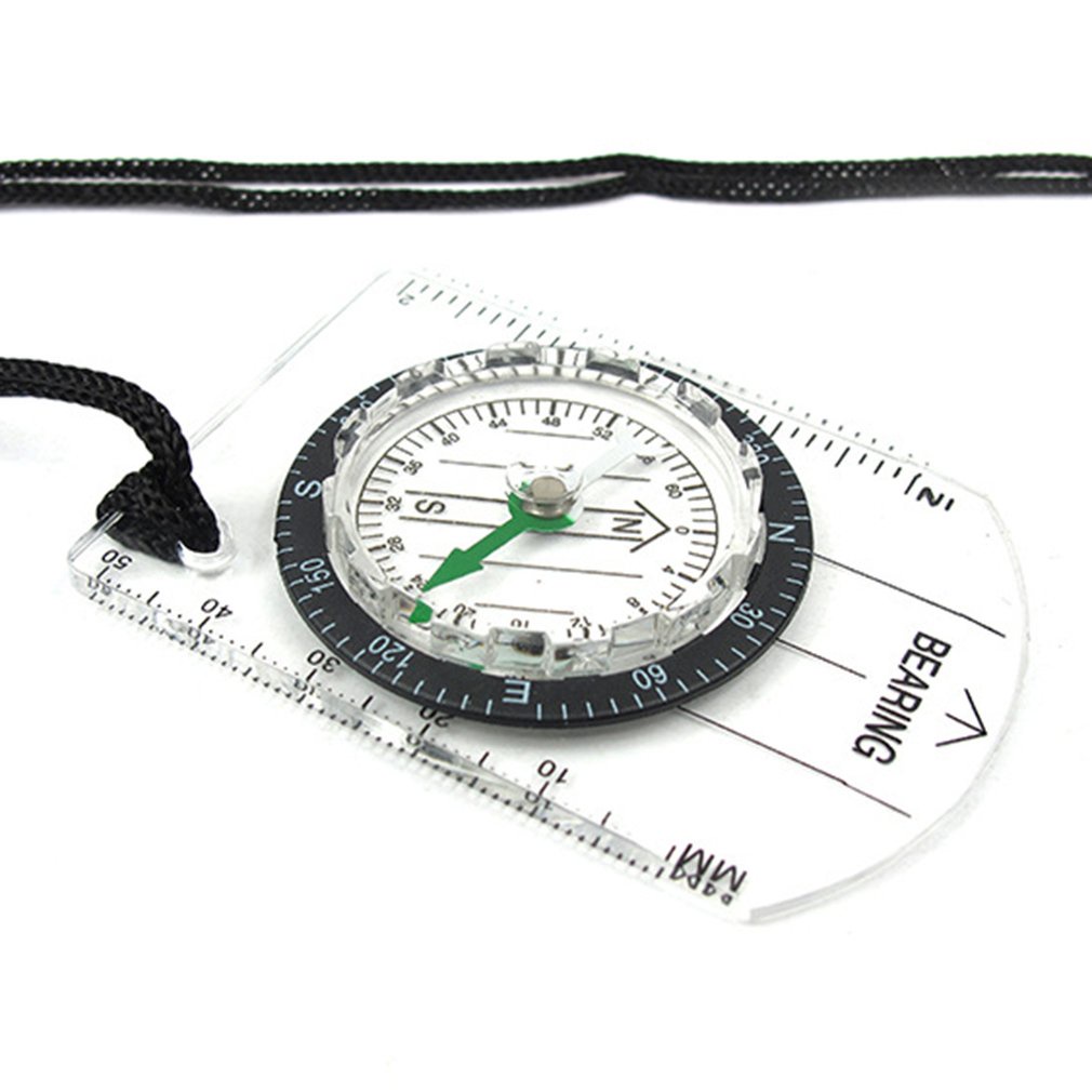 Wilderness Outdoor Equipment Professional Multifunction Compass North Map Scale [Q/12]