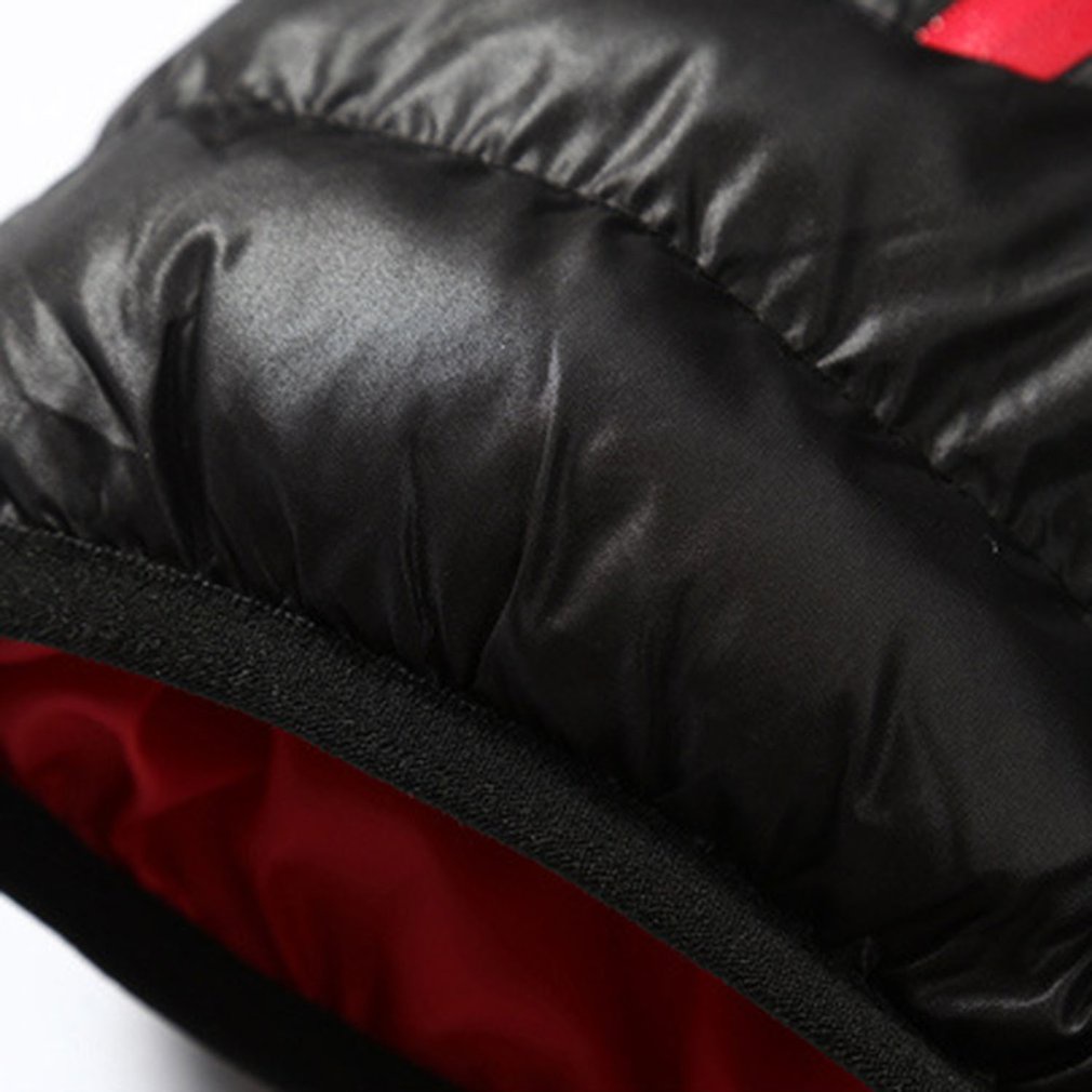 Down Coat Winter Men'Sm Ultralight Puffer High Neck Jacket Sports Padded Short Wadded Men'S Clothes [Q/14]