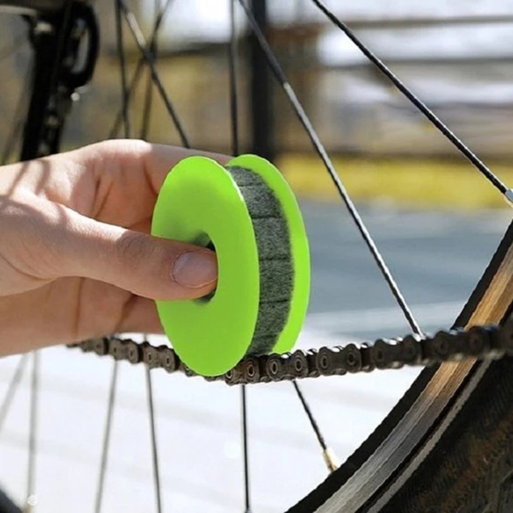 Portal Bicycle Chain Wool Lubricator Bike Chainer Roller Gadget Practical Accessories Cleaning Tools [Q/4]