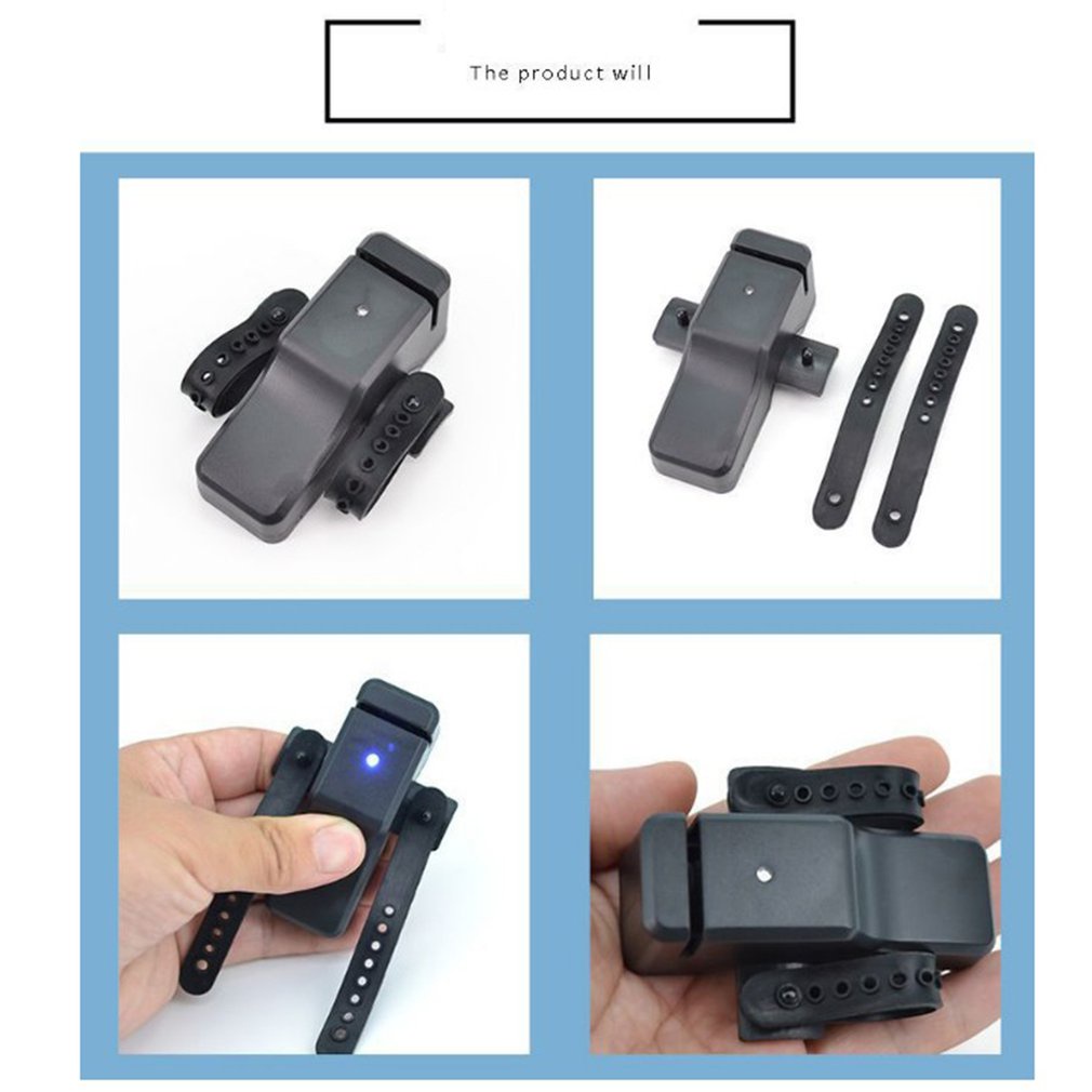 Electronic Fishing Bite Sound Alarm Receiver Indicator Wireless Led Light Alert Bell Band On Rod [Q/6]