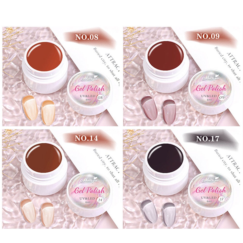 2023 Ice Feel Skin Vẻ đẹp Tính cách Hiển thị Gel móng tay trắng Ice thấm Mùa hè Gel dầu móng tay khỏa thân phổ biến