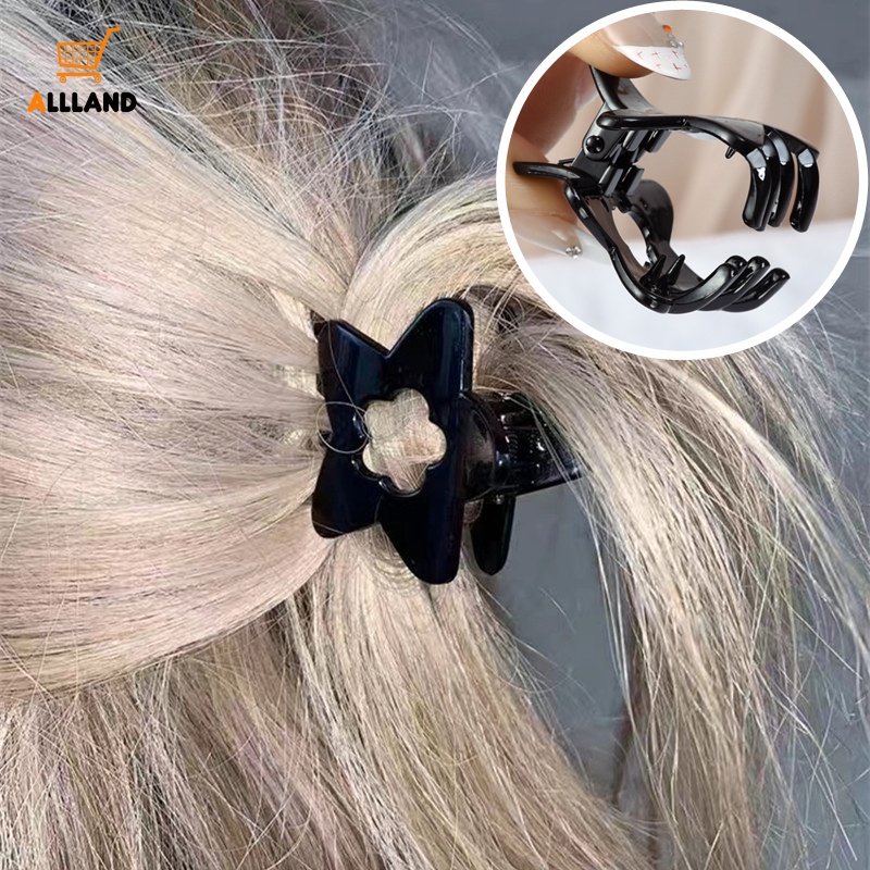 Kẹp Tóc Hình Ngôi Sao Năm Cánh Bằng Da Resin Dễ Thương Phong Cách Harajuku Ngọt Ngào Cho Nữ Y2k