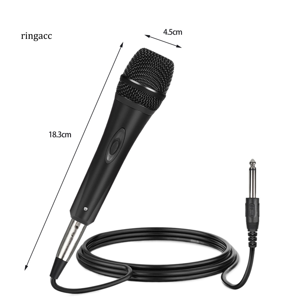 Micro Âm Thanh Cầm Tay Độ Nhạy Cao Không Gây Tiếng Ồn Cổng 6.5mm Tiện Dụng Cho Gia Đình