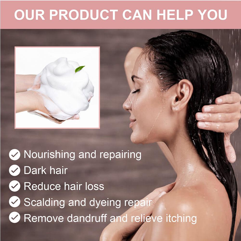 Xà Phòng Gội Đầu 100g A2S5 Chứa Polygonum Multiflorum Tự Nhiên Chăm Sóc Tóc Tối Màu