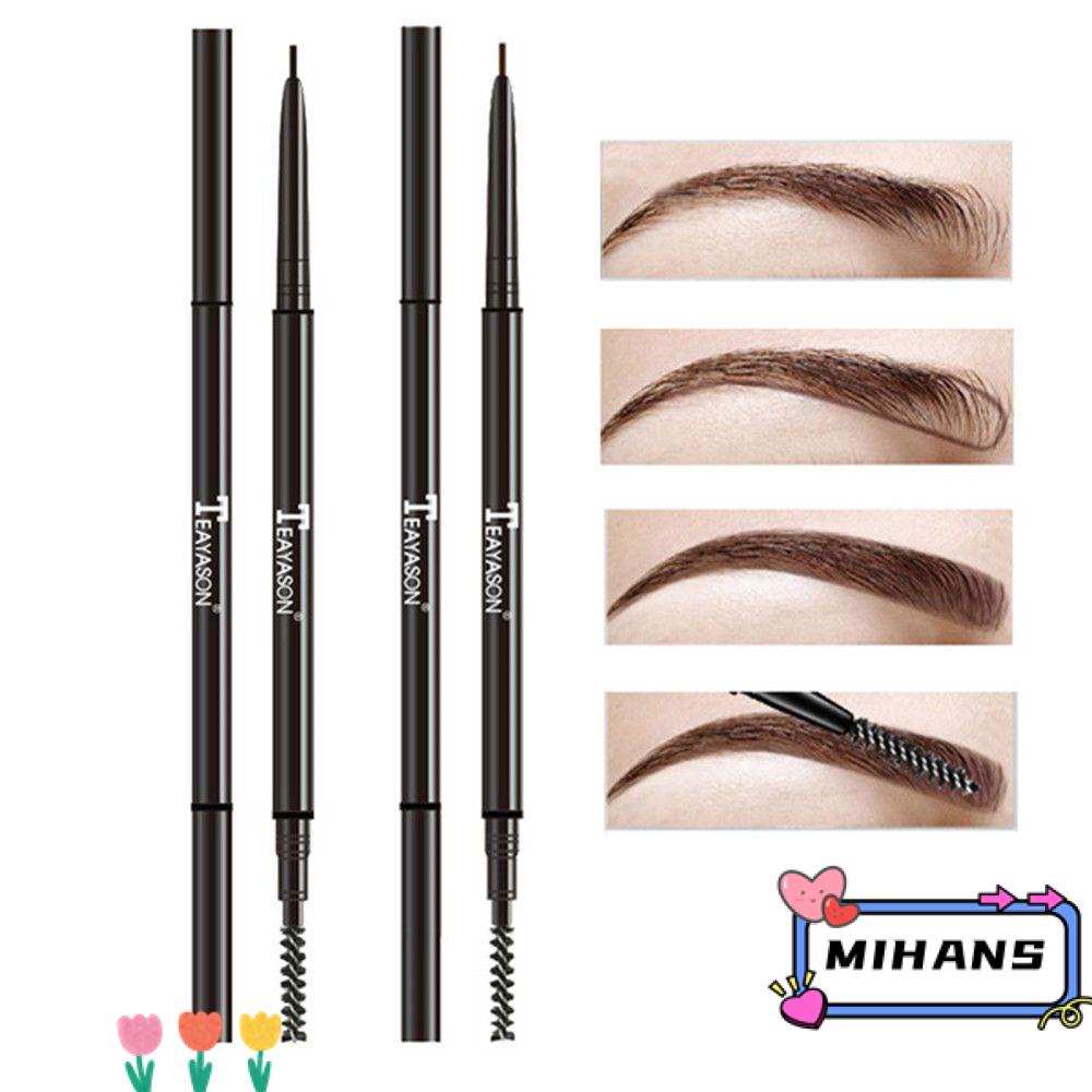 Bút Kẻ Lông Mày Hai Đầu Ngòi 1.5mm Lâu Trôi Chống Thấm Nước