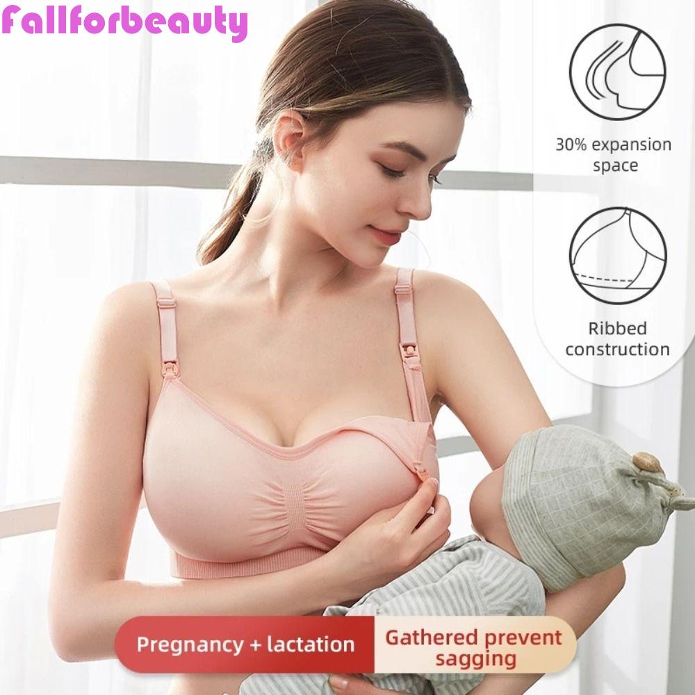 Fallforbeauty Áo Lót Nâng Ngực Không Đường May Thoáng Khí Thời Trang Cho Nữ