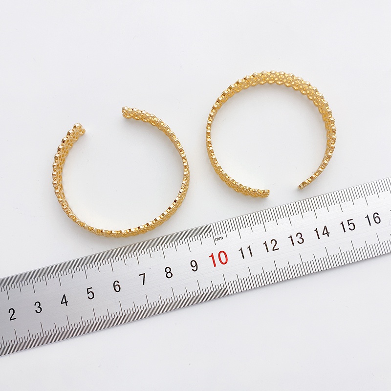 Vòng Tay Mạ Vàng 14k Hình Bán Nguyệt Nhiều Màu Sắc diy