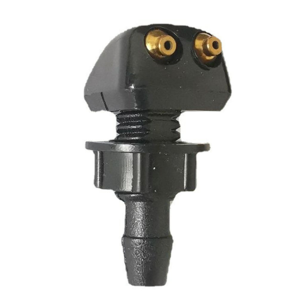 Car Friont Windshield Wiper Nozzle Jet Sprayer Kits 1 Pair Universal Sprinkler Water Fan Spout Cover Washer Outlet [Q/4]