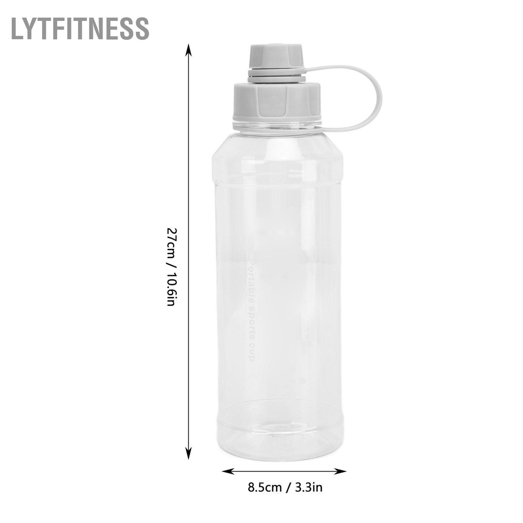 LYTFitness Bình Nước 1000Ml Dung Tích Lớn Tay Cầm Rộng Hợp Nắp Kép Chống Rò Rỉ Miệng Thể Thao Ngoài Trời Cốc