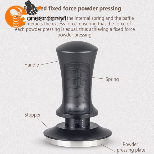 Dụng Cụ Pha Cà Phê Espresso Bằng Thép Không Gỉ 304 51 / 58mm Điều Chỉnh Được