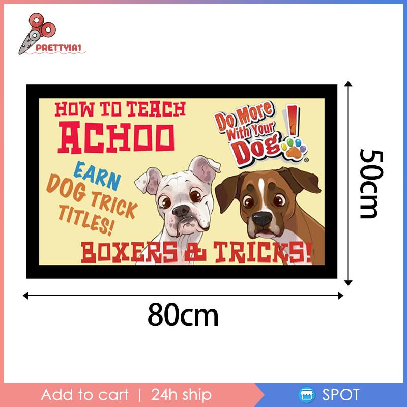 [Prettyia1] Thảm Chùi Chân Thấm Hút Tốt Nhanh Khô Kiểu Dáng Dễ Thương Dùng Trong Nhà /