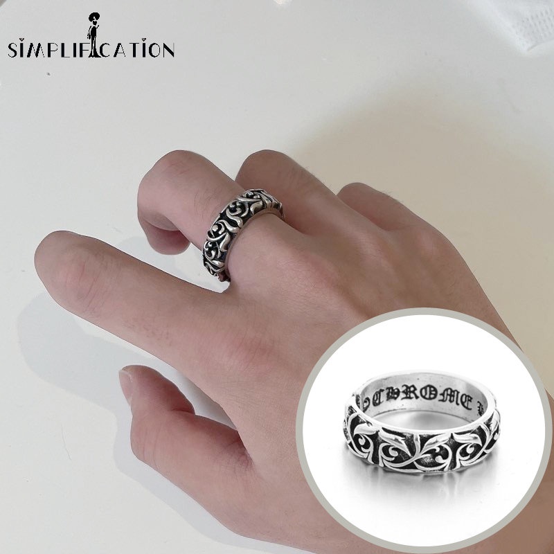 Nhẫn Bện Hình Học / Móng Vuốt Tối Phong Cách Punk Cổ Điển