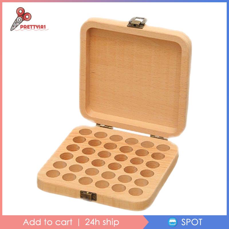 Hộp Đựng Lọ Tinh Dầu Prettyia1 Có Nắp Đậy Tiện Dụng Mang Theo Du Lịch