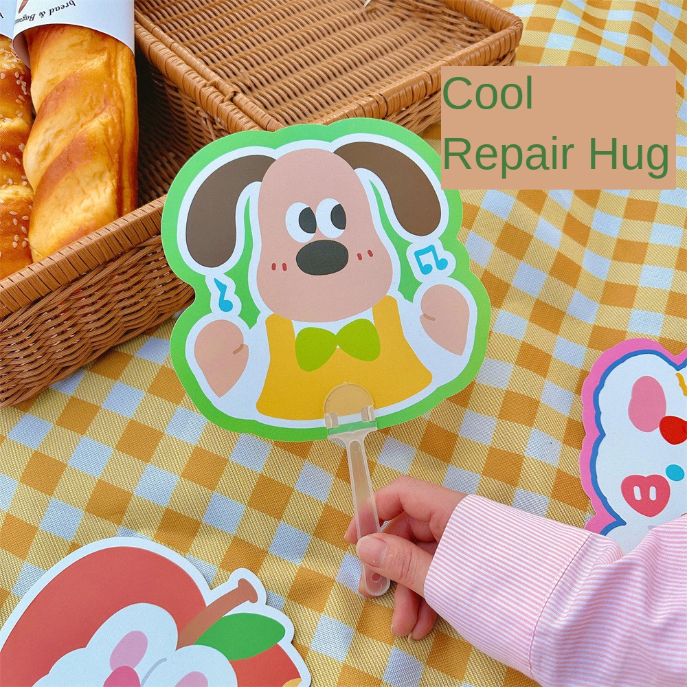 Quạt Mini Cầm Tay Họa Tiết Hoạt Hình Dễ Thương