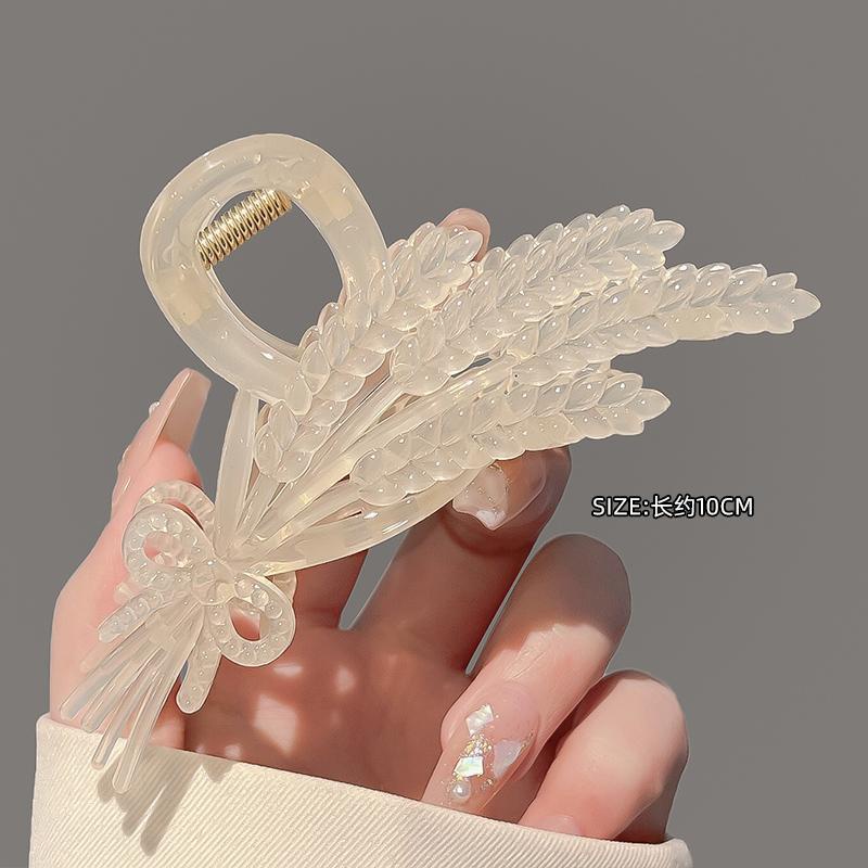 Kẹp Tóc Đuôi Ngựa Cỡ Lớn Hình Lúa Mì 2023