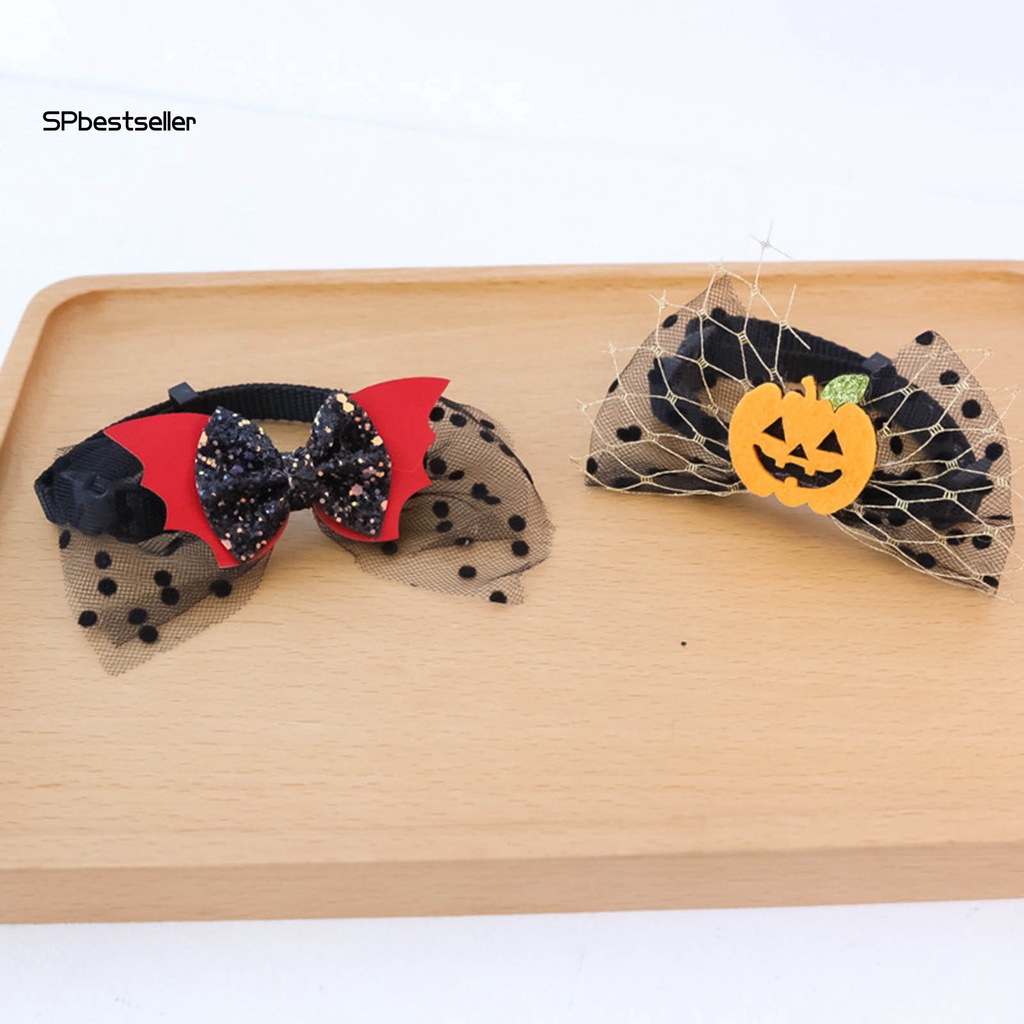 Vòng Cổ Hóa Trang Bí Ngô Dơi Bí Ngô An Toàn Cho Thú Cưng