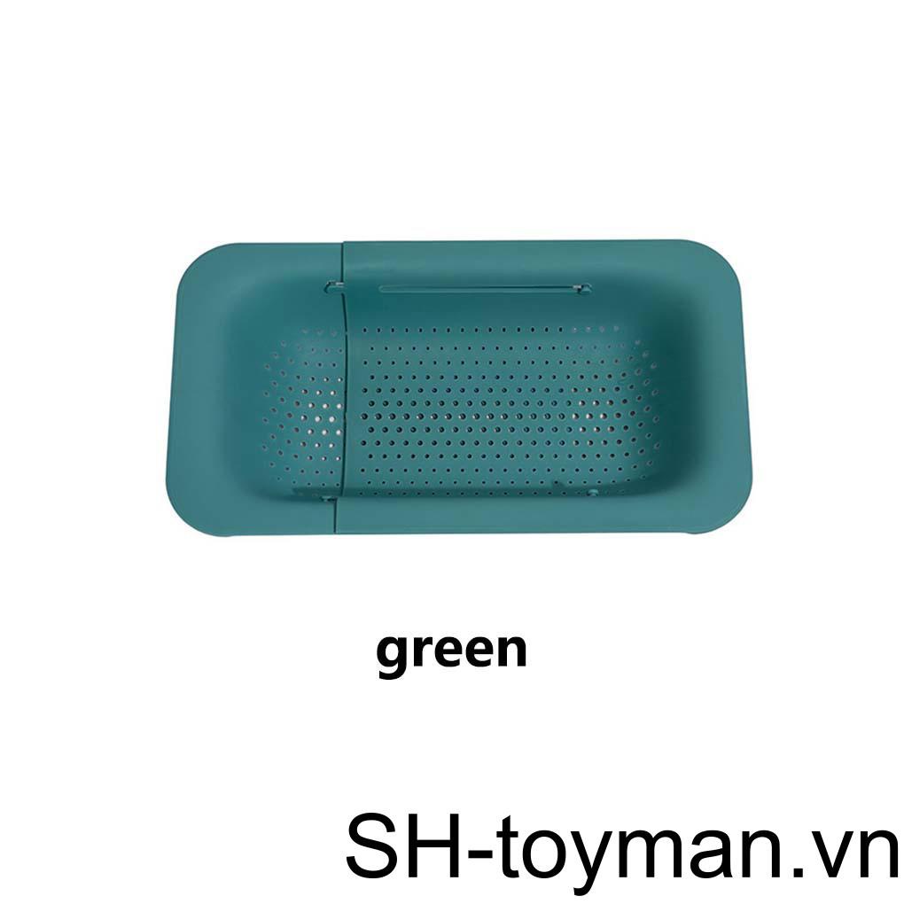 Rổ Nhựa Ráo Nước Đựng Rau Củ Quả Có Thể Điều Chỉnh Kích Thước