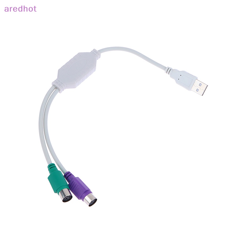 1 Dây Cáp Chuyển Đổi Cổng USB Đực Sang PS / 2 PS2 Cái Mới