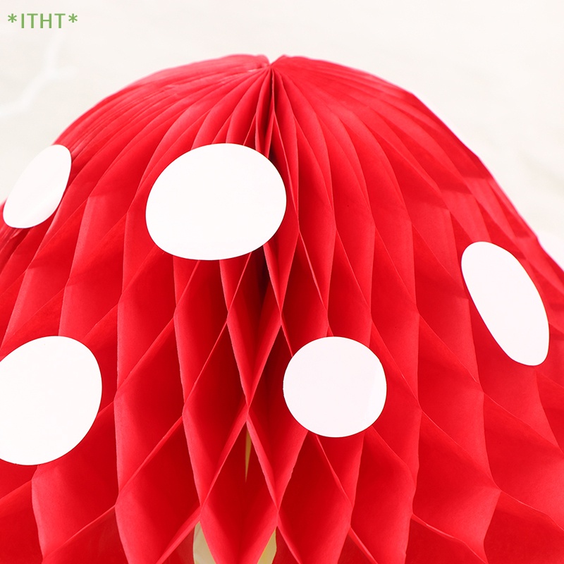 Quả Cầu Giấy Hình Tổ Ong / Nấm / Động Vật Trang Trí Tiệc Mới