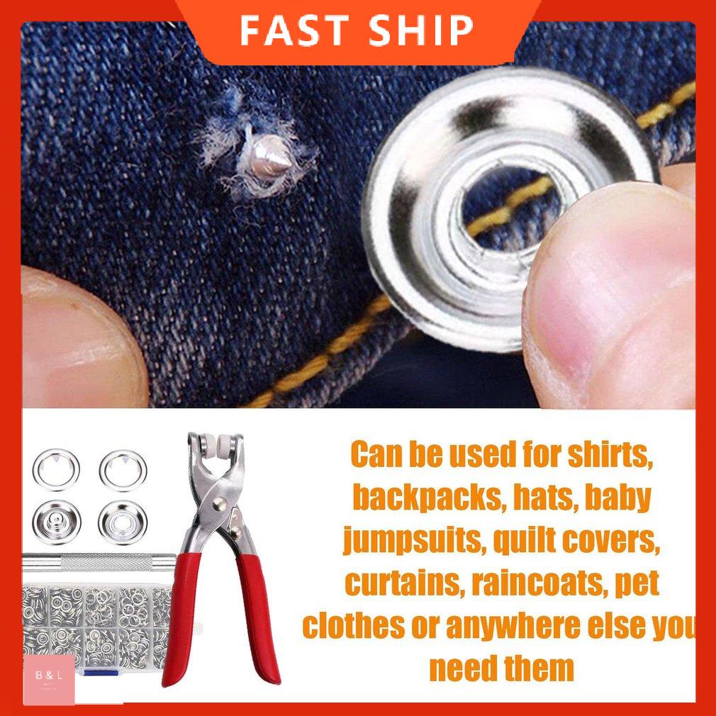 Sử dụng lâu bền Prong Snap Công cụ cài đặt Kẹp áp lực tay Thiết kế dính liền Máy Nút chụp chắc chắn Kẹp tay