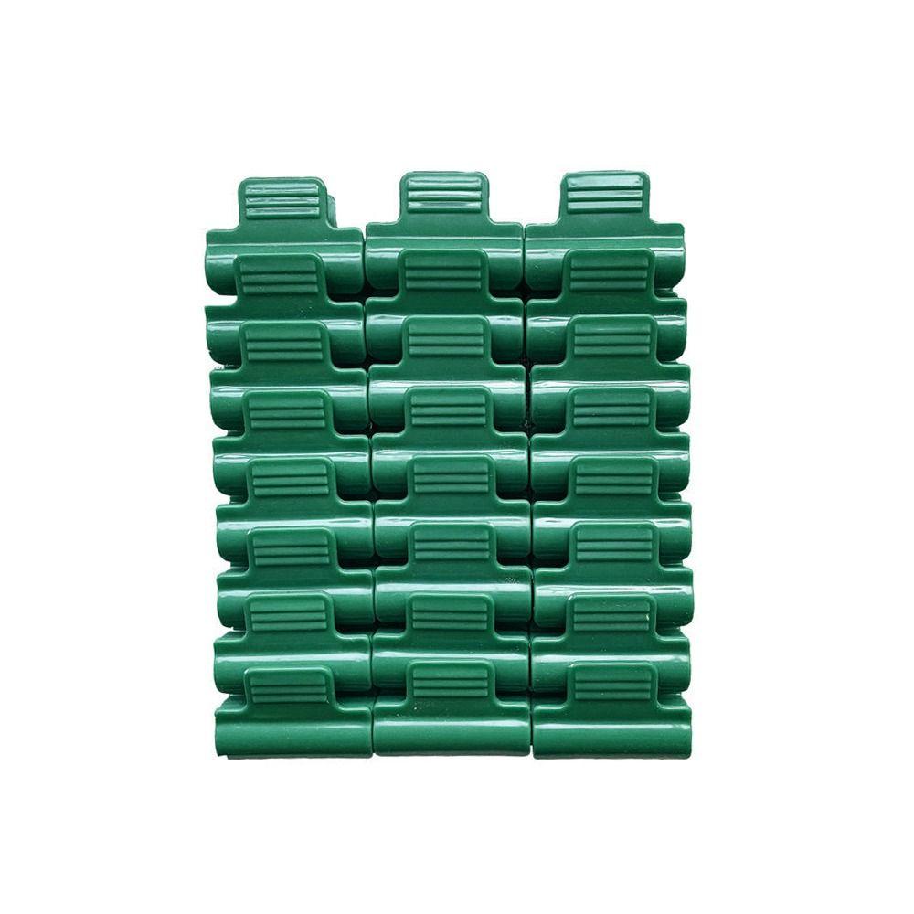 Set 10 Kẹp Lưới Che Nắng Ngoài Trời Màu Xanh Lá Cây