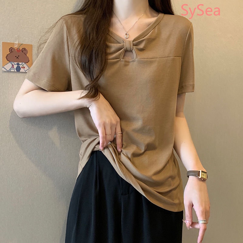 Áo Sơ Mi Thiết Kế Bất Đối Xứng Thời Trang Mùa Hè Cho Nữ