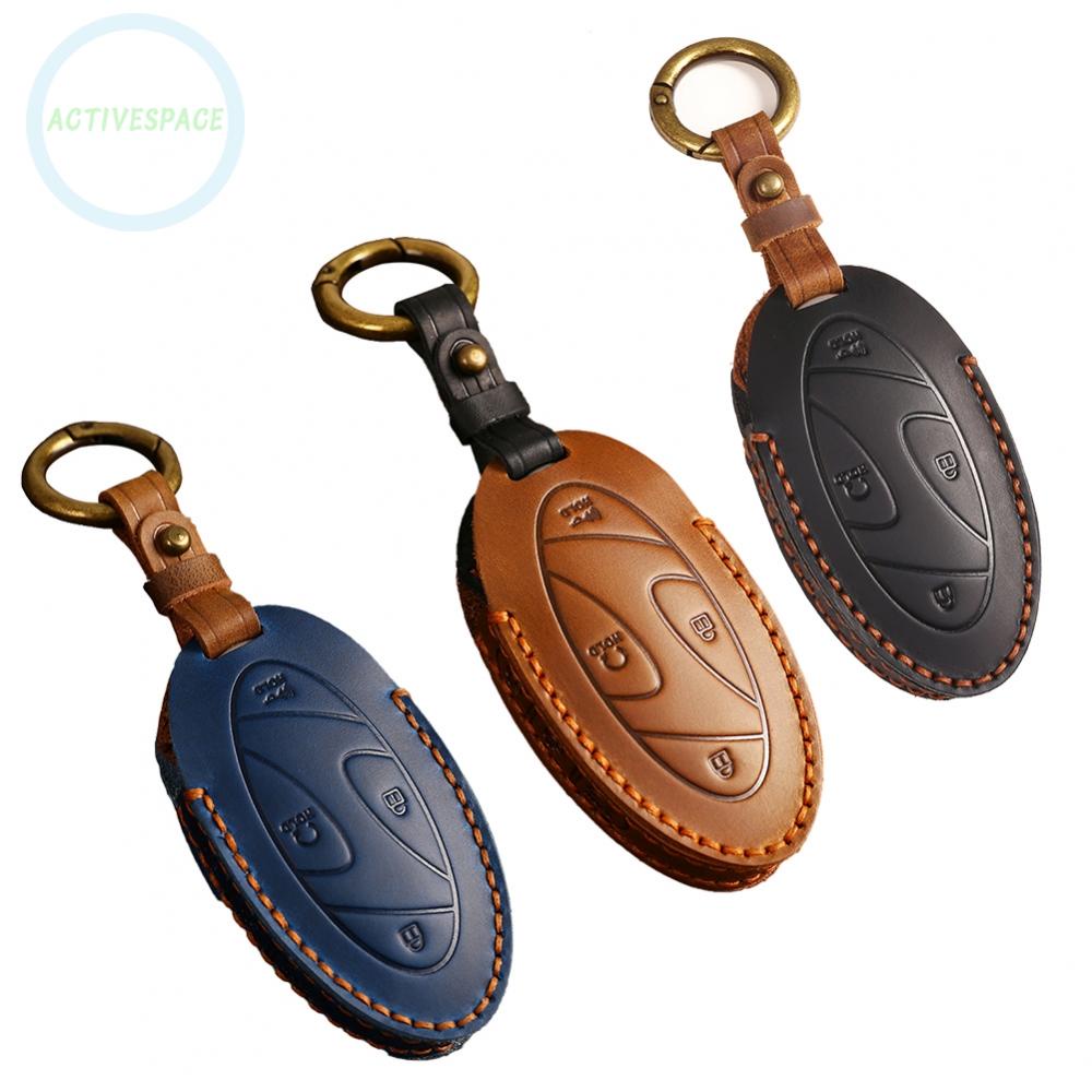 Key Case 1Kit 1set 7 Keys Black Blue Brown Leather For Hyundai Ioniq 6 EV -Hyundai