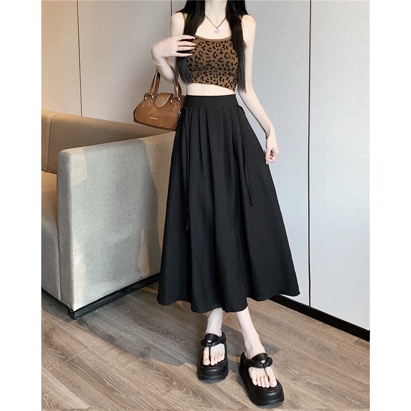 Chân Váy Nữ Dài Lưng Cao Thời Trang Hàn Quốc