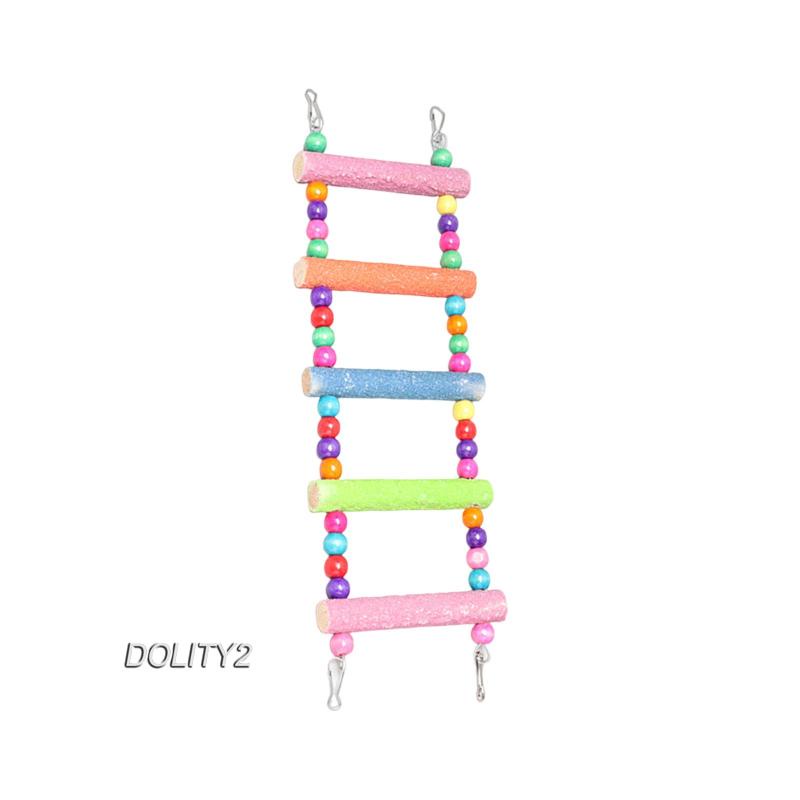 Thang Gỗ Đứng Đồ Chơi Cho Chim Vẹt Đứng 2 Tầng