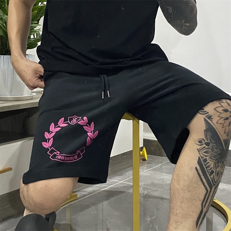 B &amp; u &amp; r--The 2023ss Quần Short Ngựa Hồng Được Làm Từ Vải cotton Chải Kỹ Thoải Mái Và Mặc Hàng Ngày 279G