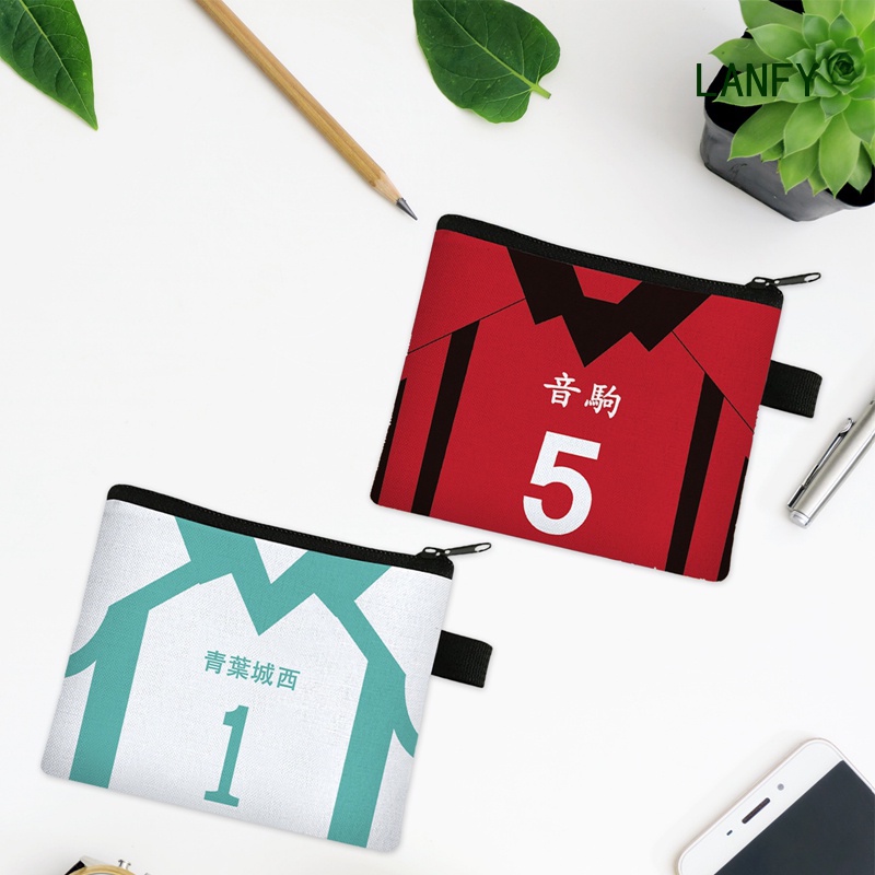 Nhân Vật Anime Haikyuu!!! Ví Đựng Tiền Xu In Hình Hoạt Hình Đáng Yêu