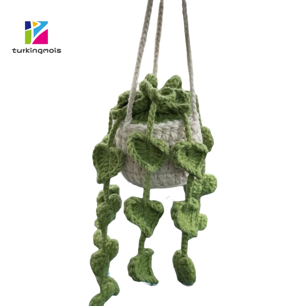 Dây Treo Trang Trí Xe Hơi Bằng Vải Dệt Tay Độc Đáo