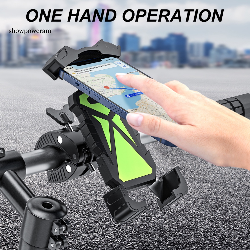 Giá Đỡ Điện Thoại Dày Dặn Độ Bền Cao Dễ Lắp Đặt Cho Xe Máy / Xe Đạp