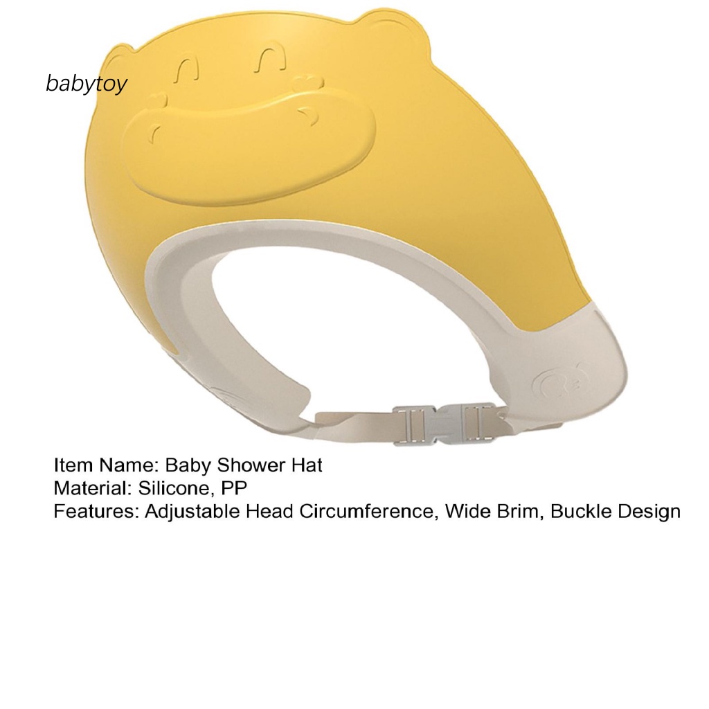 Mũ Chắn Nước Gội Đầu Bảo Vệ Tai Chất Liệu Silicone Dành Cho Bé