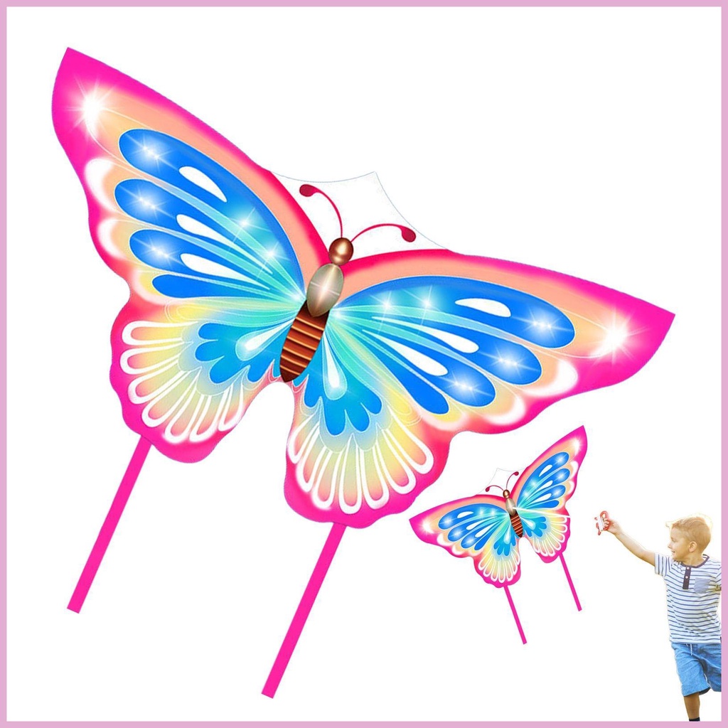 Diều Hình Bướm Nhiều Màu Sắc Vui Nhộn Cho Người Lớn Và Trẻ Em