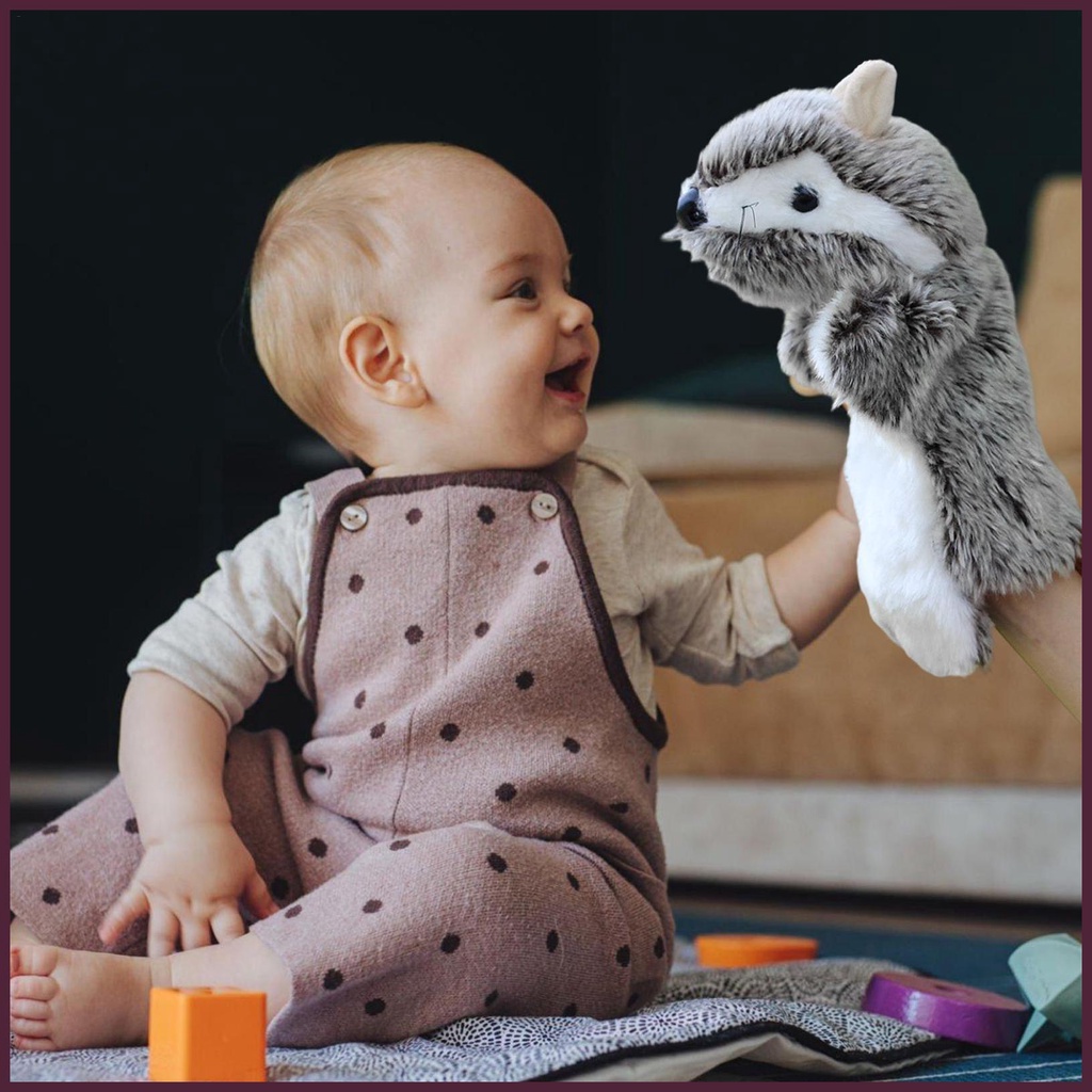 Rối Bông Đeo Tay Hình Động Vật Dễ Thương Cho Bé