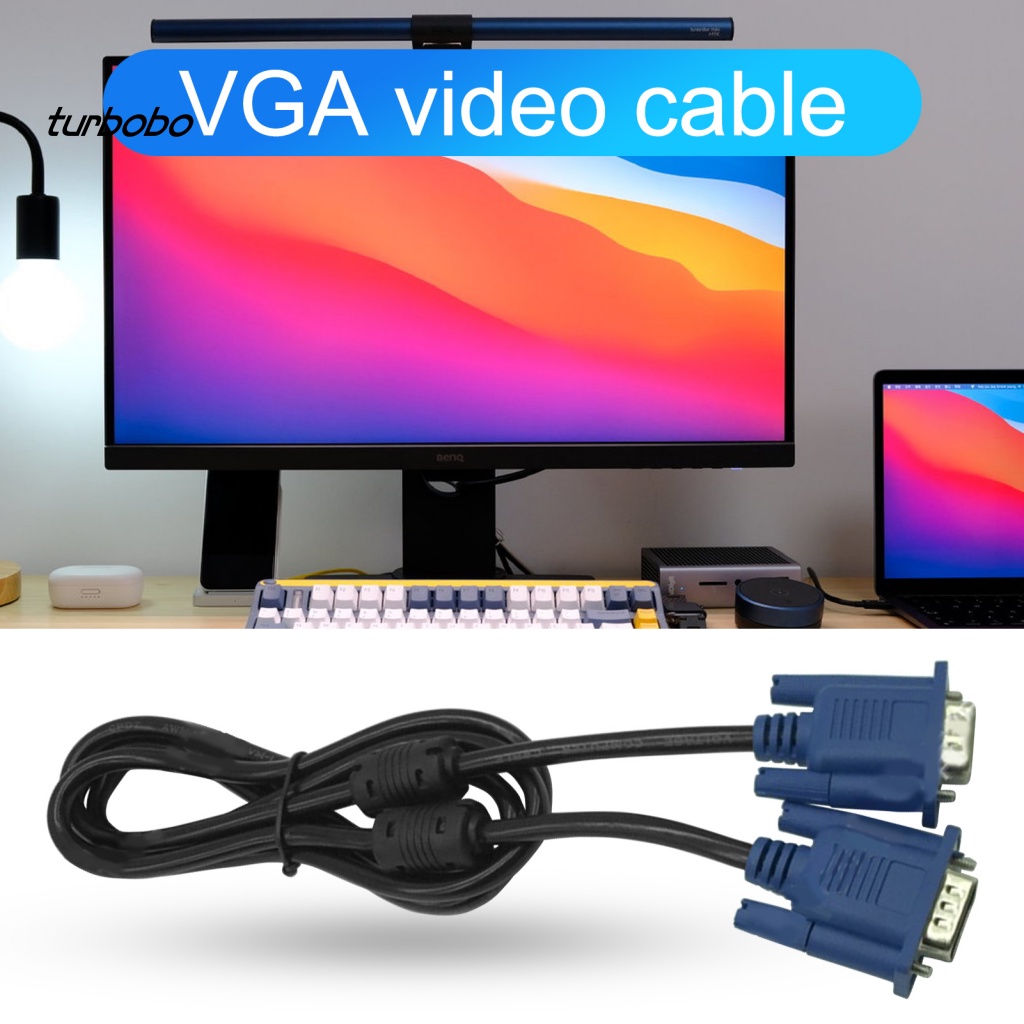 Dây Cáp VGA 1.5m Kết Nối Màn Hình Máy Tính Chuyên Dụng Sturdy
