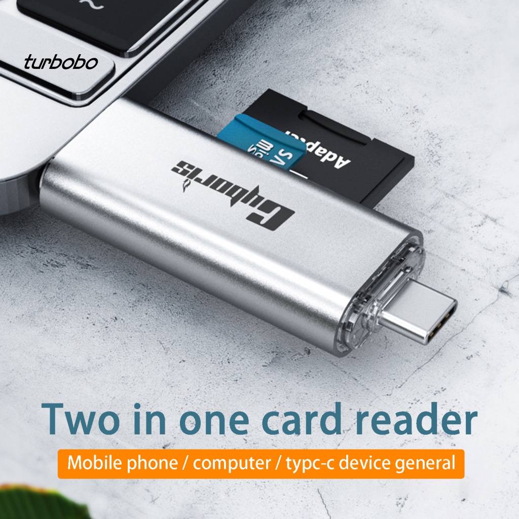 Đầu Đọc Thẻ Nhớ Thông Minh 5Gbps Cổng USB 3.0 Type-C SD-Card TF