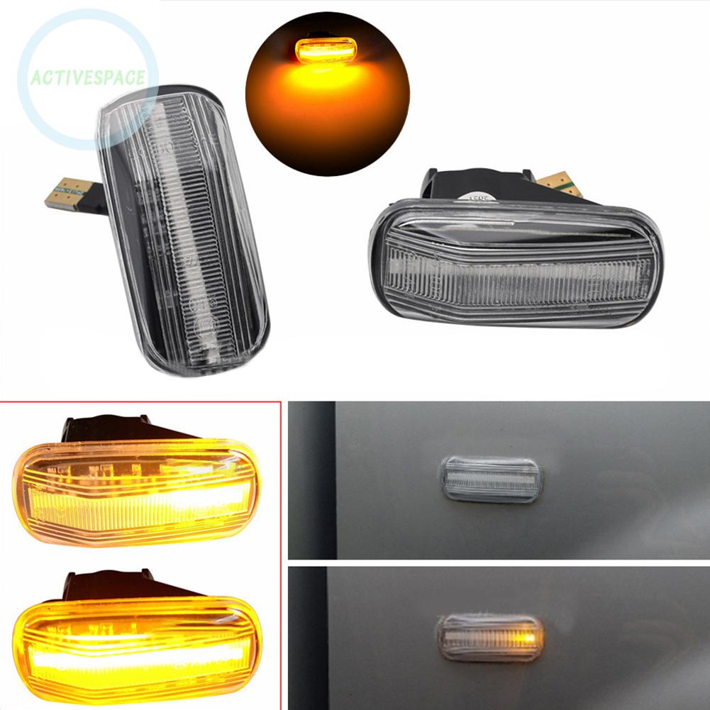 Pair Clear Lens LED Turn Signal Side Marker Light Fit For Honda Civic EP3【HONDA】