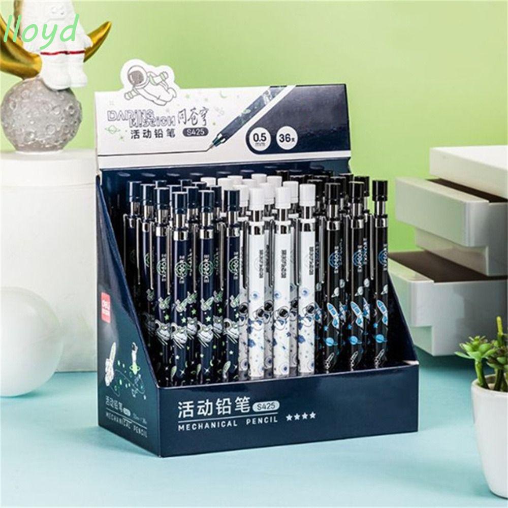 Bút Chì Bấm Tự Động Ngòi 0.5mm In Hình Phi Hành Gia Dễ Thương Cho Học Sinh