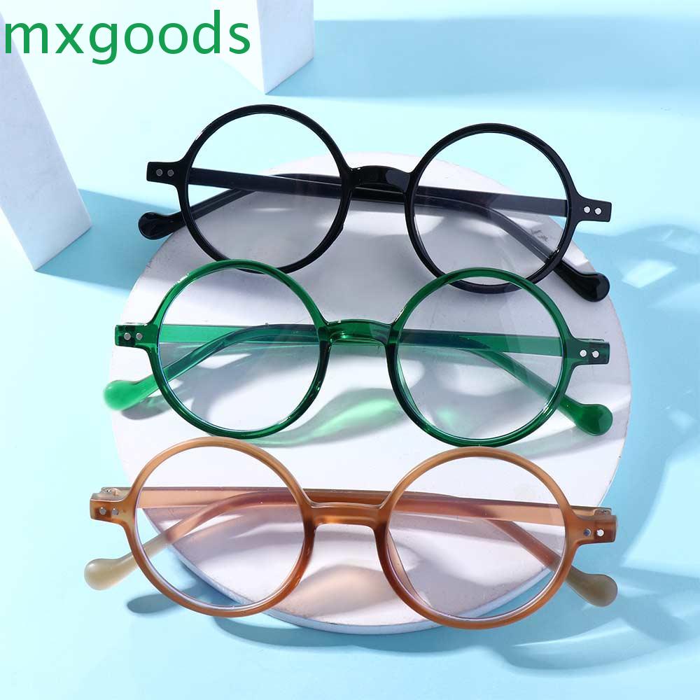 Mắt Kính Đọc Sách Gọng Tròn Chống Bức Xạ &amp; Ánh Sáng Xanh Bằng Nhựa Resin Cho Nữ