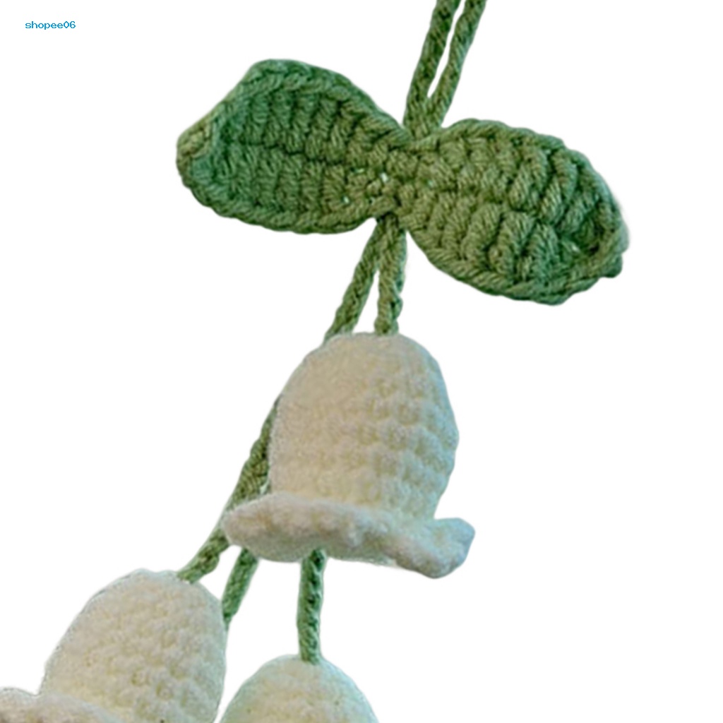 Dây Treo Trang Trí Gương Chiếu Hậu Xe Hơi Hình Hoa Nhiều Màu Sắc Sáng Tạo