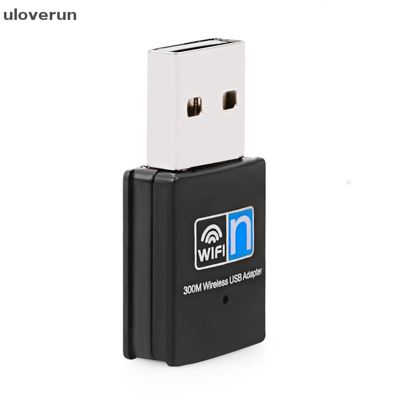 Usb Thu Sóng Wifi uloverun 300Mbps Cho Máy Tính Để Bàn Laptop Windows 10 / 8 / 7 vn